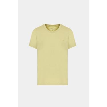 Imagem de Camiseta Aramis Tricot Algodão Manga Curta Bordado Citrico-Masculino