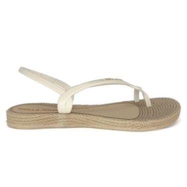 Imagem de Sandália Terra e Água Rasteira Feminina Tira de Dedo Casual-Feminino