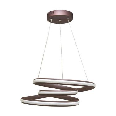 Imagem de Pendente Nordecor Led Kile D1325 - Marrom - 3000K 55W