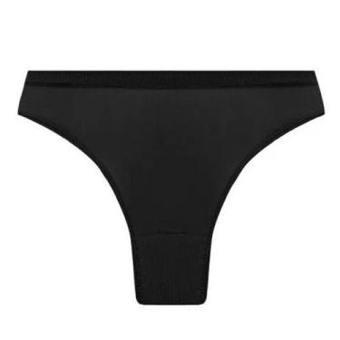 Imagem de Kit C/3 Calcinhas Biquini Trifil Ref.4404, Preto, Branco, Macadãmia, P