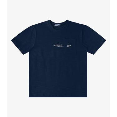 Imagem de Camiseta Juvenil Malhão Flamê Masculina Minty Azul, 14, Azul