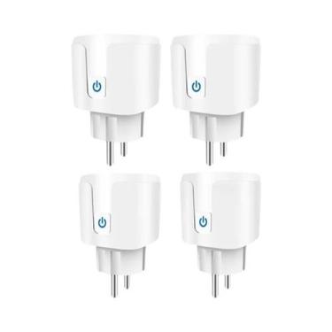 Imagem de Tomada Inteligente WiFi EU 16A 20A Com Monitor De Energia, Temporizado