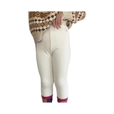 Imagem de Leggings Térmicas Grossas Para Meninas, Calças Casuais Quentes E Estil