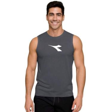 Imagem de Regata Machão Diadora Big Logo Masculina - Chumbo G, Chumbo, G