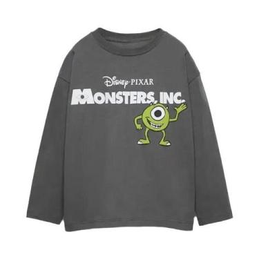 Imagem de Camiseta Infantil De Manga Longa Com Estampa De Carro Para Meninos, Br