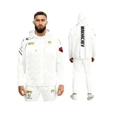 Imagem de Moletom Masculino Oversized Com Zíper Completo Para Noite De Luta MMA,