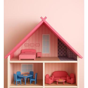 Imagem de Casinha Boneca Portátil Grande  Mobiliada  Brinquedos - BEN7