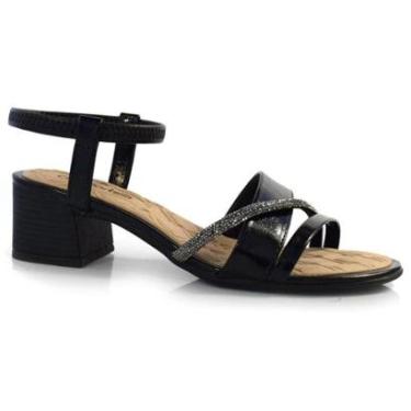 Imagem de Sandália de Salto Bloco Feminina Comfortflex 24-56303-Feminino