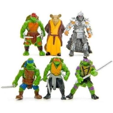 Imagem de Brinquedo Kit Tartarugas Ninjas 6 Bonecos!!! - Topmixshop