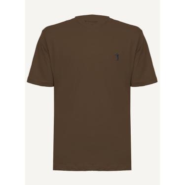 Imagem de Camiseta Aleatory Lisa Marrom-Masculino