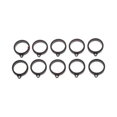 Imagem de Cordão De Silicone Macio Com Anel De Borracha Para Caneta, 10 Peças, U