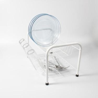 Imagem de Escorredor Louça Berço Secador 2 andares Beliche 13 Pratos - Instare, 