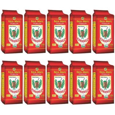 Imagem de Conjunto 10 Erva-mate De Chimarrão Moída Grossa 1kg Ximango