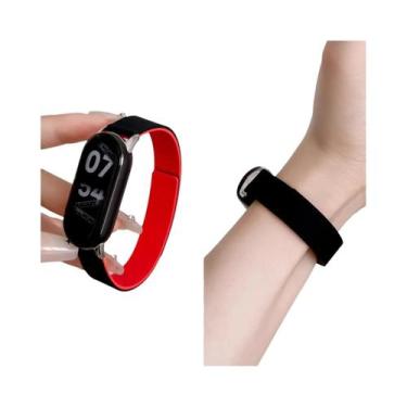 Imagem de Pulseira Magnética De Silicone Para Xiaomi Mi Band 10 9 8 - Acessório 