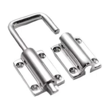 Imagem de Trinco Para Porta Camarão Cromado - UTENSÍLIOS PREMIUM