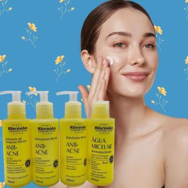 Imagem de Sabonete Facial Rhenuks Antiacne  Limpeza Profunda e Ação Secativa 200