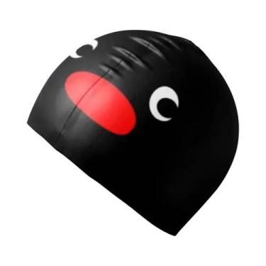 Imagem de Touca De Natação Grande Em Silicone Impermeável, Elástica E Confortáve