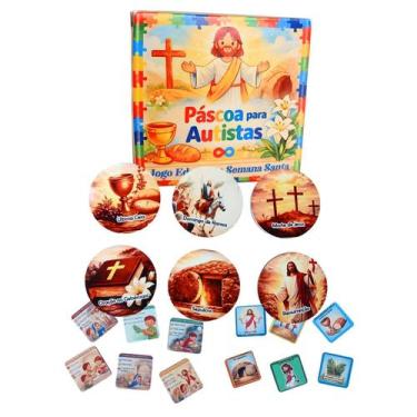 Imagem de Jogo Educativo Sequência Da Semana Santa Para Autistas - Coleção Tea &