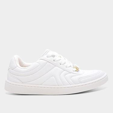 Imagem de Tênis Infantil Molekinha Casual Menina, Branco, 35