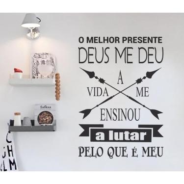 Imagem de Adesivo Decorativo De Parede Frase O Melhor Presente De Deus