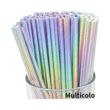 Imagem de Canudos De Papel Biodegradáveis Descartáveis 25unid./pacote Para Anive