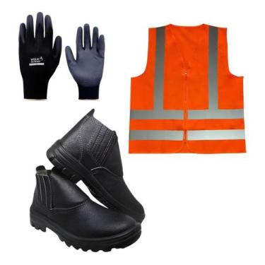 Imagem de Kit Epi Para Entregador - CLD EPIs, Laranja, 40 BR