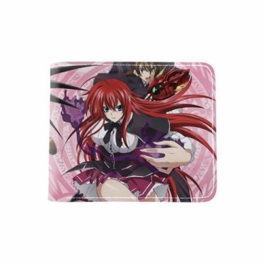 Imagem de Carteira High Schools D D Anime Characters Slim BiFold PU - yiweisai