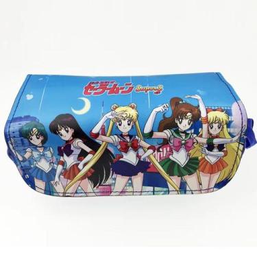 Imagem de Estojo para lápis Sailors Moons Cartoon Anime de grande capacidade - y