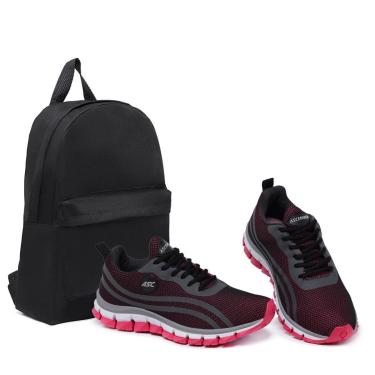 Imagem de Tênis Feminino Confortável para Academia e Caminhadas Leves + Mochila Casual e Funcional-Feminino