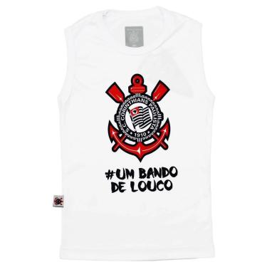 Imagem de Camisa Corinthians Infantil Regata Oficial Revedor-Unissex