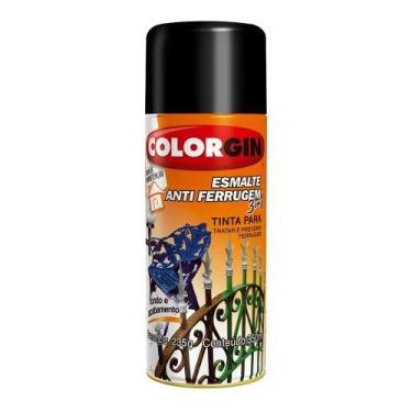 Imagem de Spray Antiferrugem 3 em 1 Preto (2032) - Colorgin