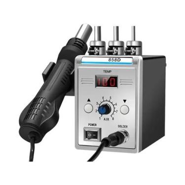 Imagem de Estação De Retrabalho Com Pistola De Ar Quente 700W 220V Para Soldagem