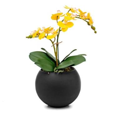Imagem de Planta Artificial Orquídea Silicone 3d Super Realista - Floralis, Amar