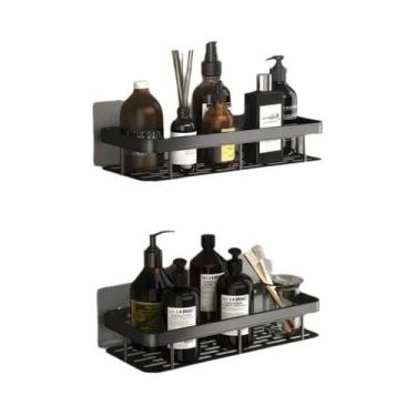 Imagem de Prateleira De Banheiro Em Liga De Alumínio Sem Furos 1/2/3 Peças, Supo