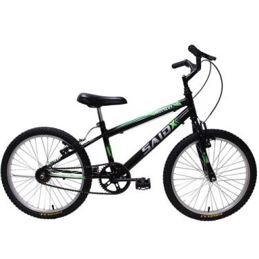 Imagem de Bicicleta Aro 20 Mono Meninos Preto Com Rodinhas - Saidx