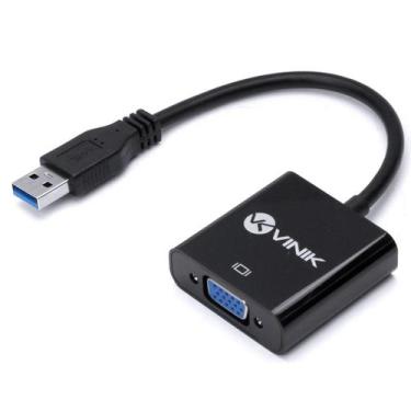 Imagem de Adaptador Vga Femea Para Usb Macho - Vgafusbm - Vinik