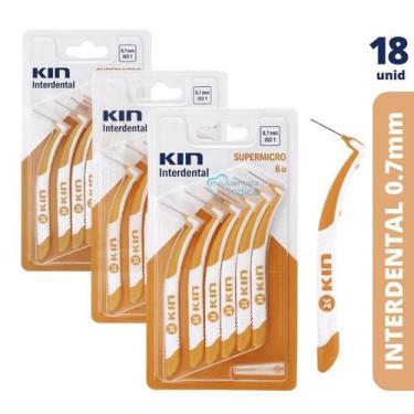 Imagem de Escova Interdental KIN  Micro 0,7mm  18 unidades