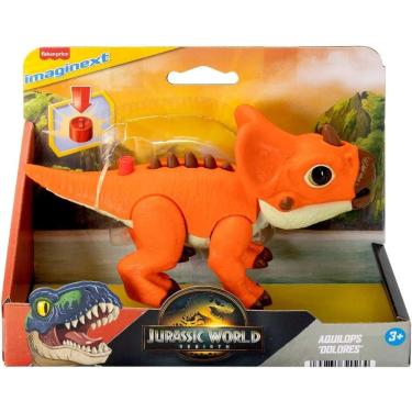 Imagem de Boneco Imaginext Jurassic World Recomeço Aquilops Dolores - Mattel JGP99
