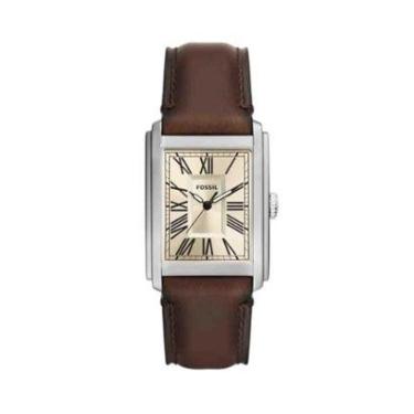 Imagem de Relógio Fossil Carraway Prata Marrom Masculino FS6012/0KN-Masculino