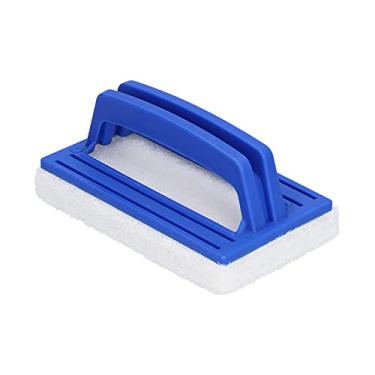 Imagem de Ferramenta de limpeza de piscina, fácil de empurrar, prática, limpa, manchas, manuseio eficaz, escova de esponja para cozinha para banheiro para piscina