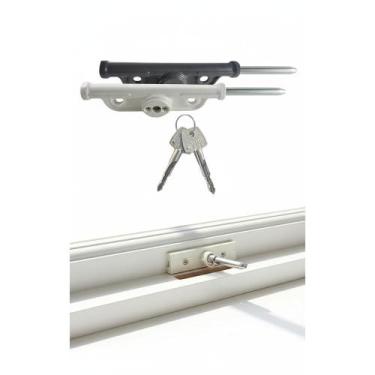Imagem de Trava Lateral Porta Enrolar 4 Pinos Chave Tetra Segurança - Congratula
