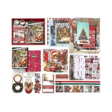 Imagem de Série De Natal: Caixa De Presente Aconchegante Com 157 Peças De Materi