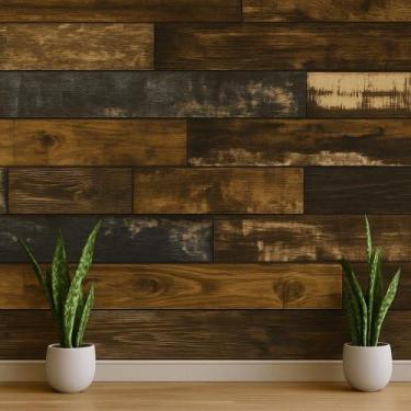 Imagem de Papel De Parede Vinilico Tacos Rolo 0,53x10,00m Vinil PVC - Plast.co