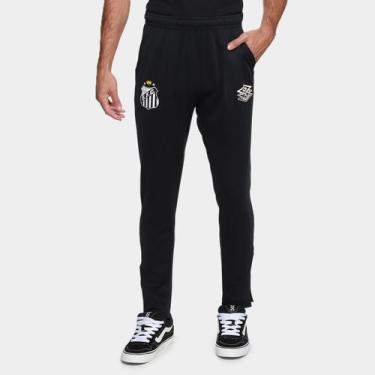 Imagem de Calça Santos Treino 26/27 Umbro Masculina, Preto, G