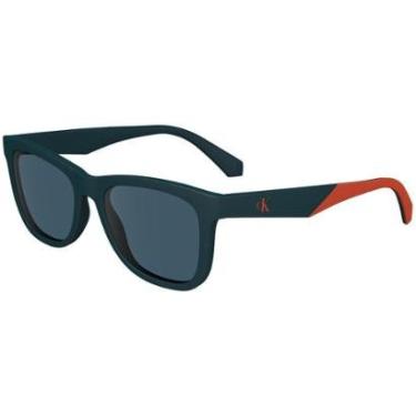 Imagem de Óculos de Sol Calvin Klein Jeans CKJ24302S 432 - Azul 48-Masculino