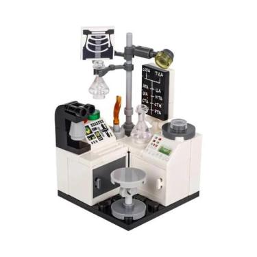 Imagem de Plataforma De Operação Hospitalar, Bancada De Trabalho, Microscópio, B