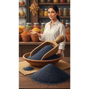Imagem de Gergelim Preto 1kg: Sabor Crocante Para Suas Receitas - Congratulation