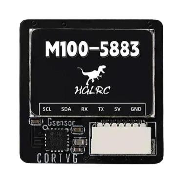 Imagem de Módulo GPS Com Indicadores LED De Bússola 21x21mm HGLRC M100-5883 Para