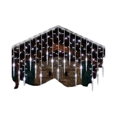 Imagem de Guirlanda De Natal Externa Com Luzes LED Em Forma De Cascata Para Deco