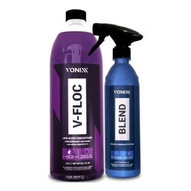 Imagem de Shampoo automotivo neutro v-floc 1,5l + cera blend vonixx - marca, Sem